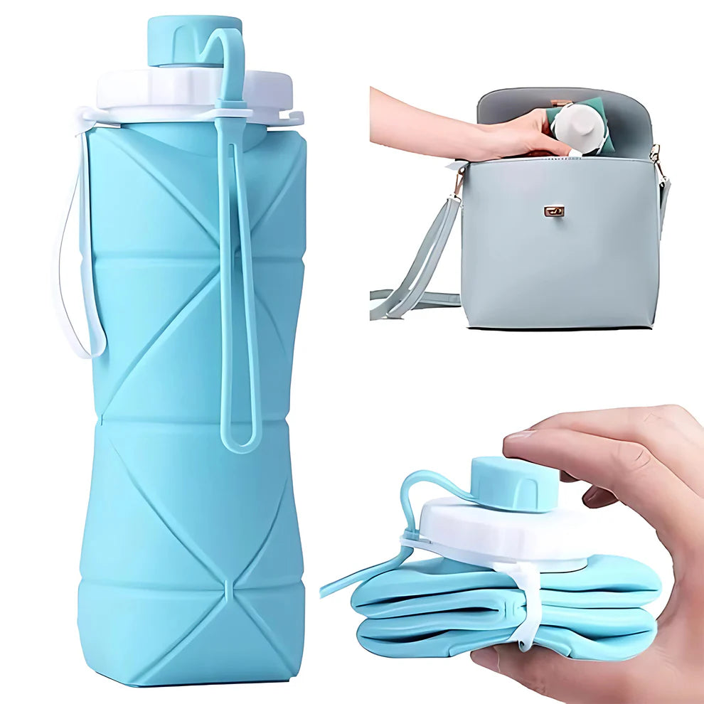 Collapsible Silicone Water Bottle