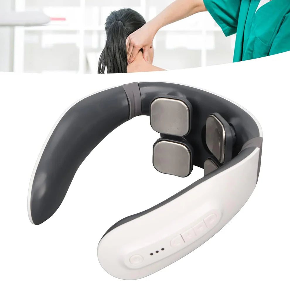 4 Heads Electric Neck and Back Pulse Massager