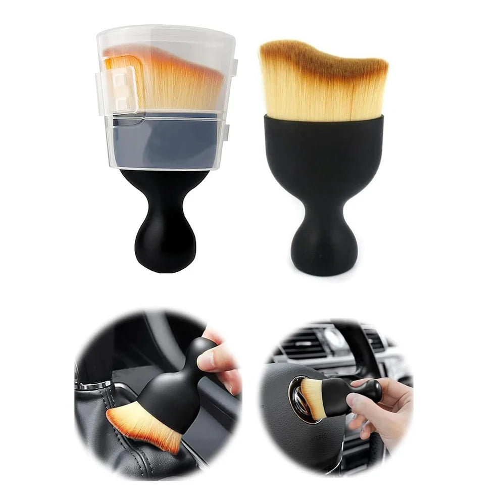 Soft-Bristle Car Cleaning Brush