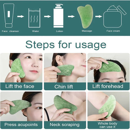 Roller & Gua Sha Set – Face Massager