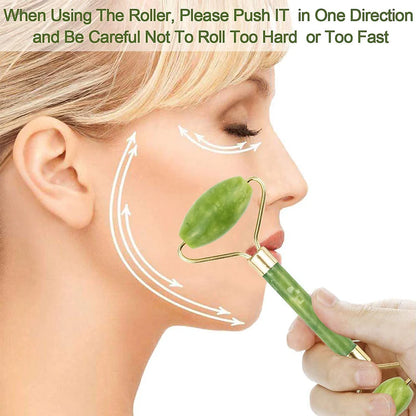 Roller & Gua Sha Set – Face Massager