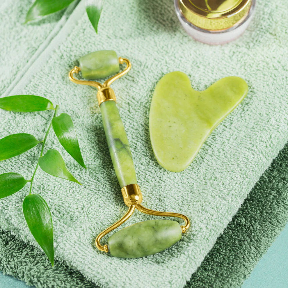 Roller & Gua Sha Set – Face Massager