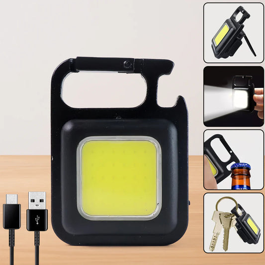 Rechargeable Mini Flashlight Keychain