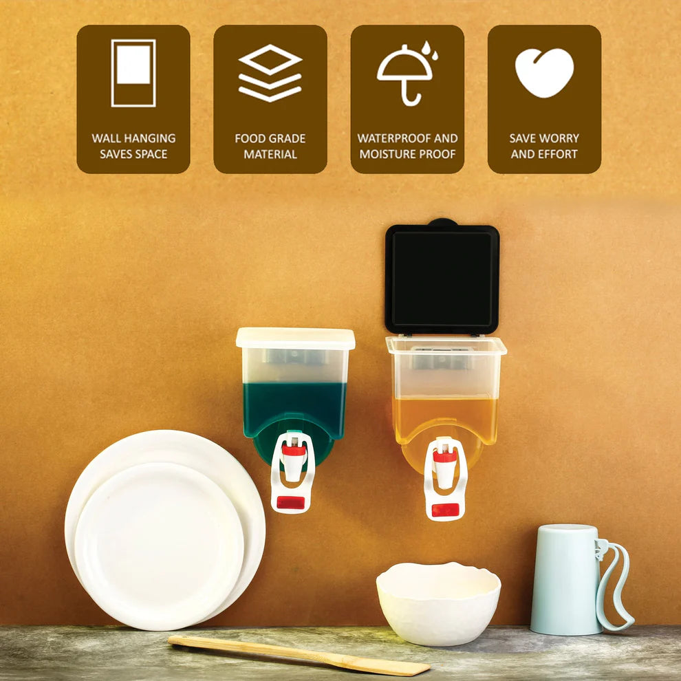 Wall-Mounted Oil Dispenser Bottle