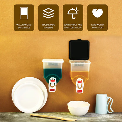 Wall-Mounted Oil Dispenser Bottle