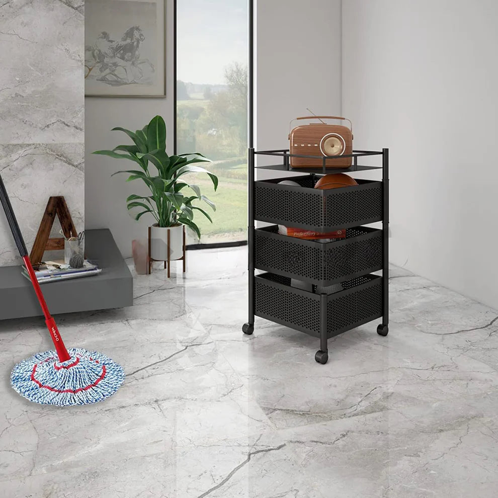 Metal Kitchen Storage Trolley