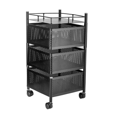 Metal Kitchen Storage Trolley