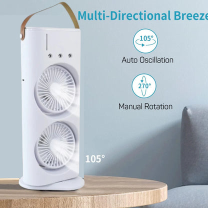 Double-Head Powerful Air Cooler