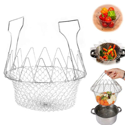Foldable Chef Strainer Basket