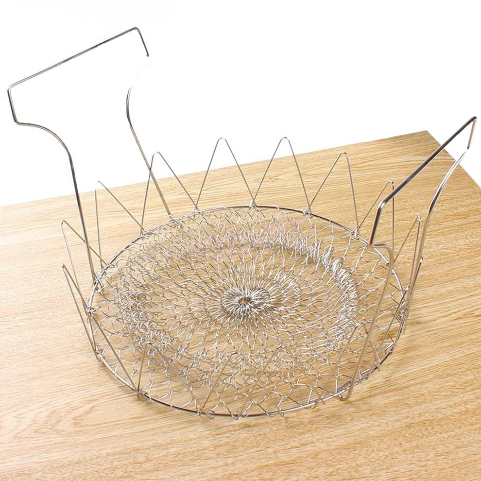 Foldable Chef Strainer Basket