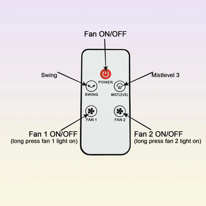 Double-Head Powerful Air Cooler