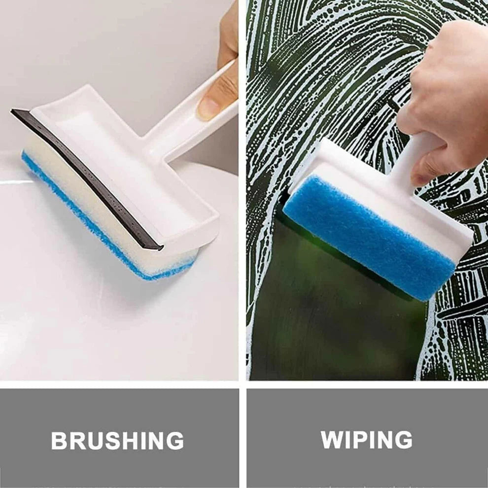 2-in-1 Glass Wiper & Brush