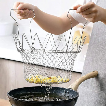 Foldable Chef Strainer Basket