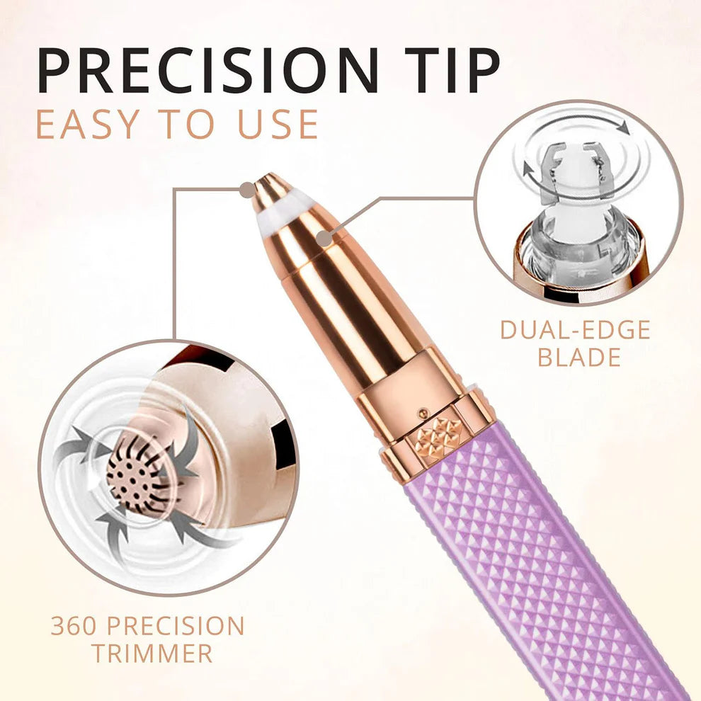2-in-1 Eyebrow Razor & Painless Hair Shaver