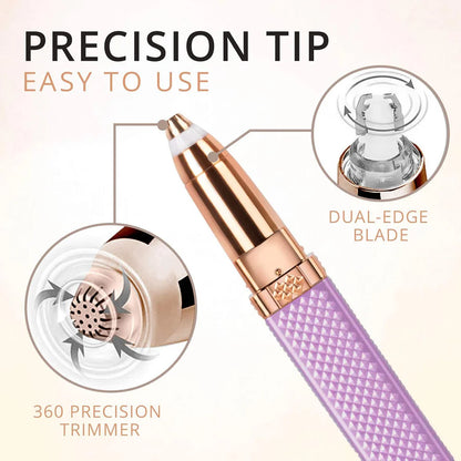 2-in-1 Eyebrow Razor & Painless Hair Shaver