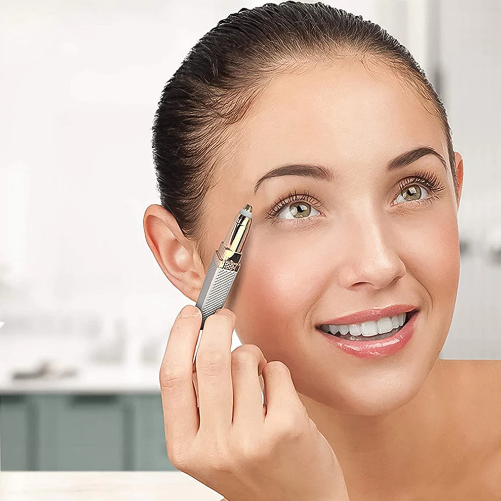 2-in-1 Eyebrow Razor & Painless Hair Shaver