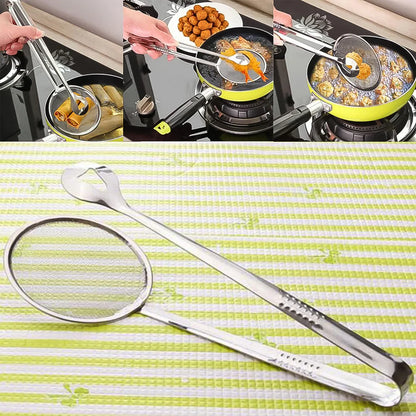 2In1 Stainless Steel Oil-Frying Spoon