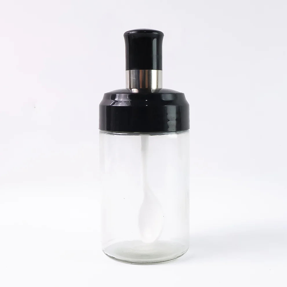 Leak-Proof Glass Spice Jar