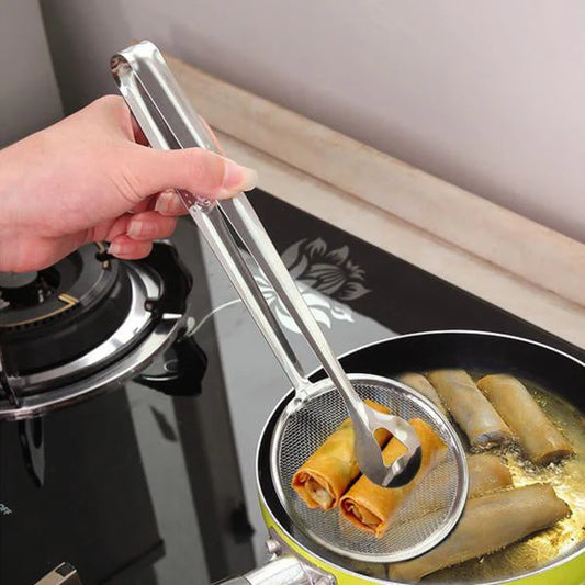 2In1 Stainless Steel Oil-Frying Spoon