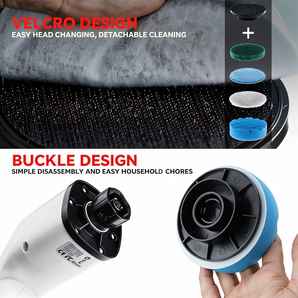 7-in-1 Electric Spin Scrubber Cleaning Brush