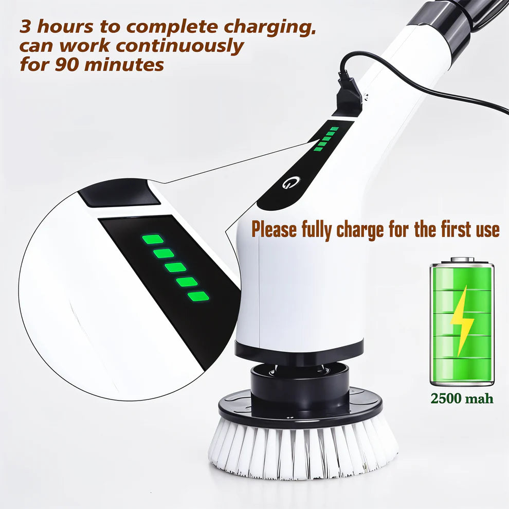 7-in-1 Electric Spin Scrubber Cleaning Brush
