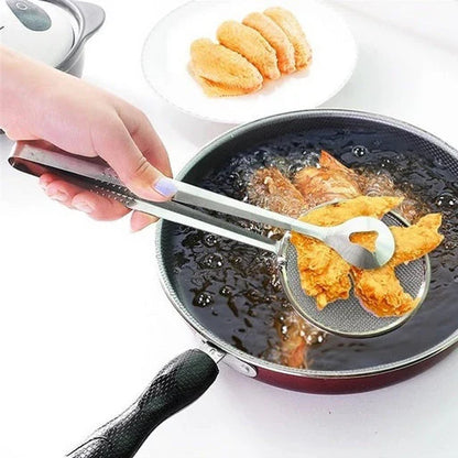 2In1 Stainless Steel Oil-Frying Spoon