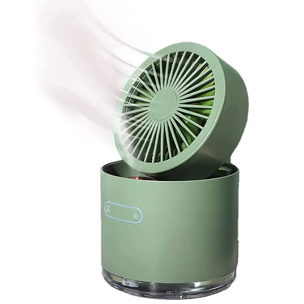 Mini Fan with Humidifier Spray