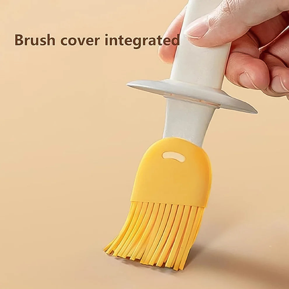 Oil Dispenser with Silicone Brush