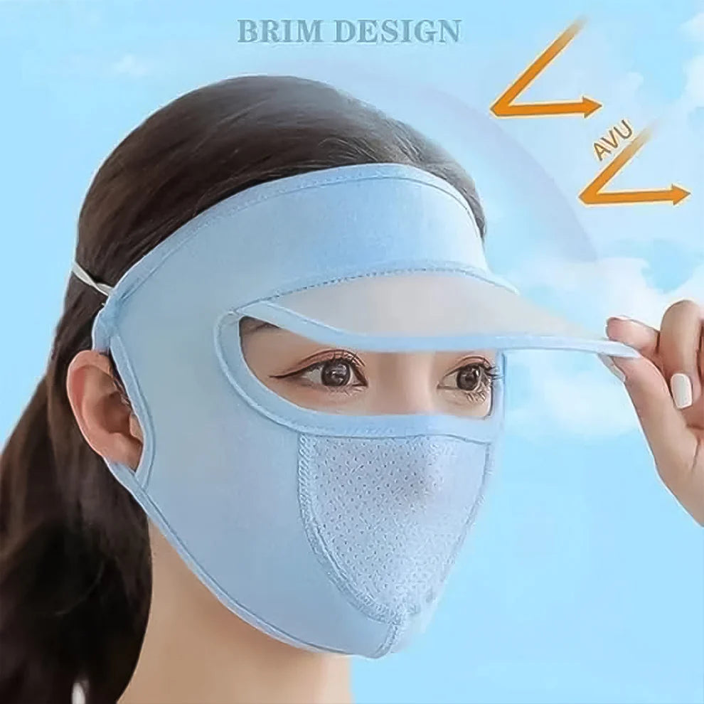 Women's Full Face UV Protection Cap