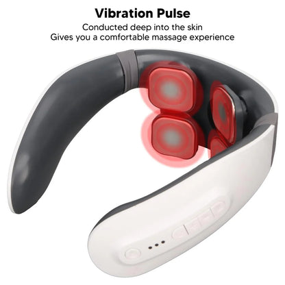4 Heads Electric Neck and Back Pulse Massager