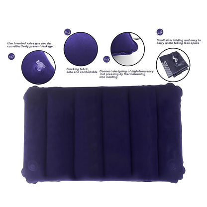 Velvet Air Inflatable Cushion (Blue)