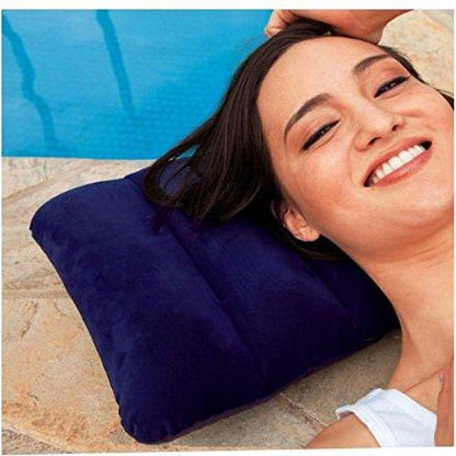 Velvet Air Inflatable Cushion (Blue)