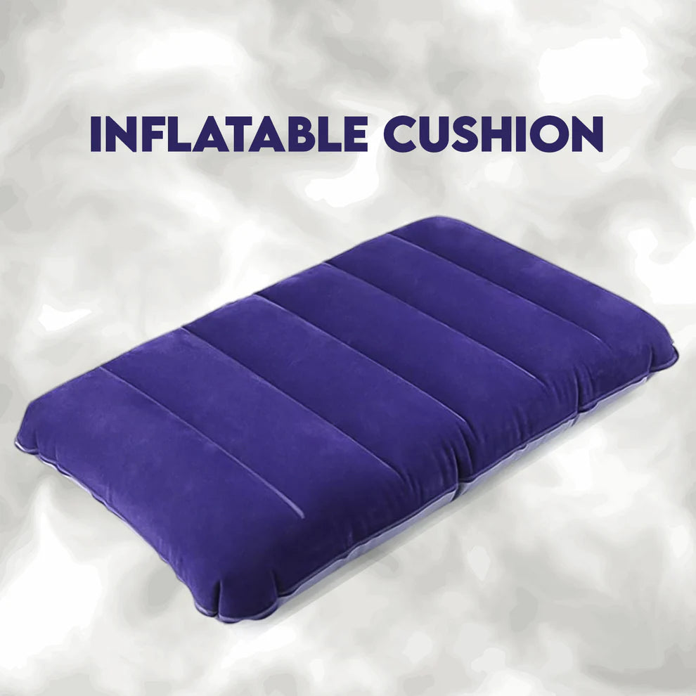 Velvet Air Inflatable Cushion (Blue)
