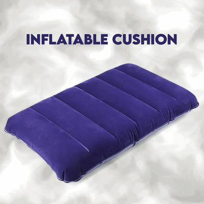 Velvet Air Inflatable Cushion (Blue)