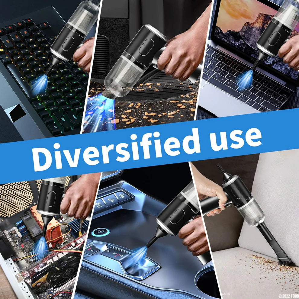 3 in 1 Mini Wireless Car Vacuum