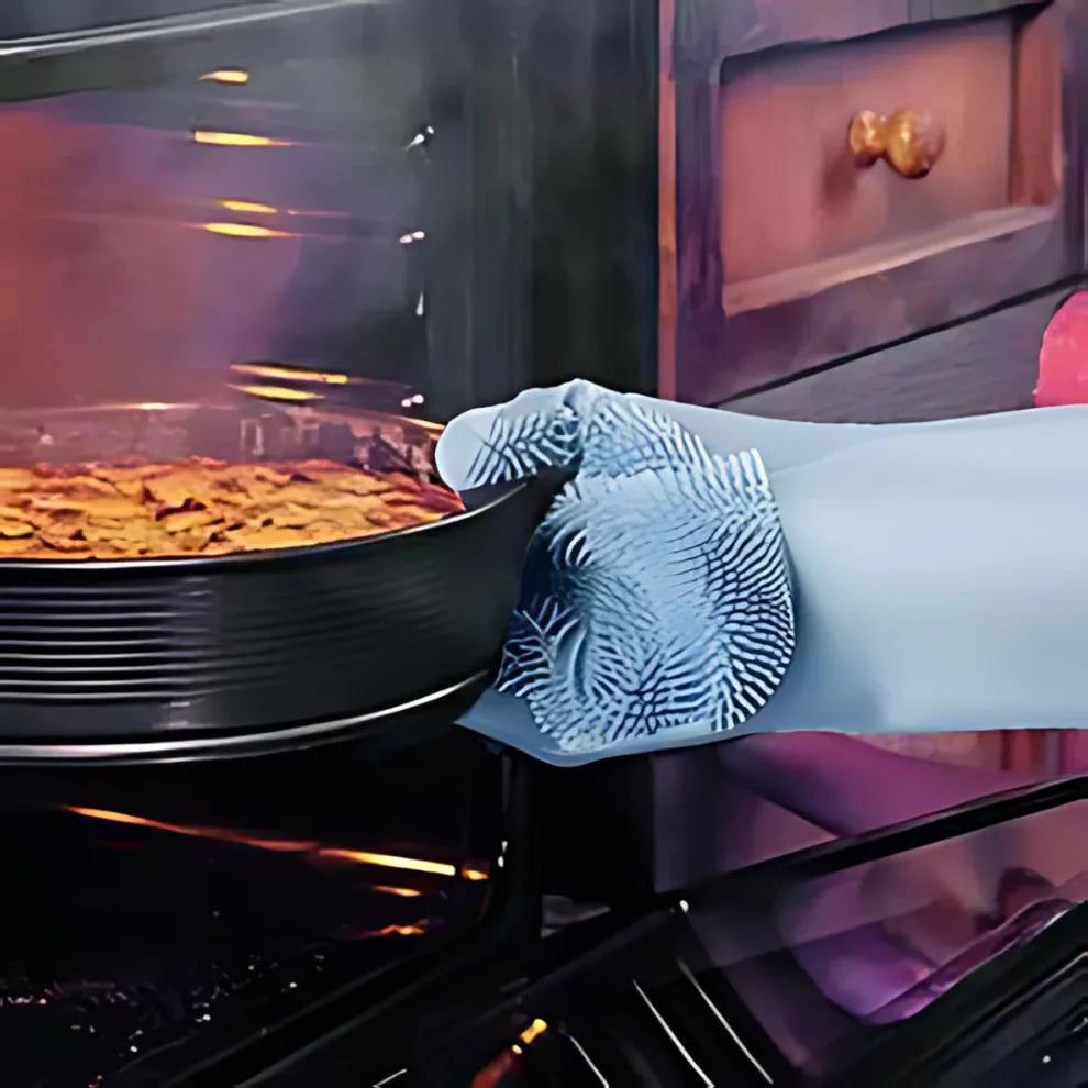 Silicone Cleaning Gloves ( 1 Pair )