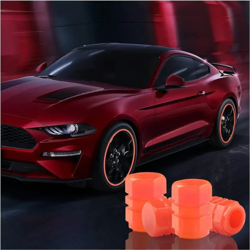 Universal Silicone Tyres Cap (Pack of 16)
