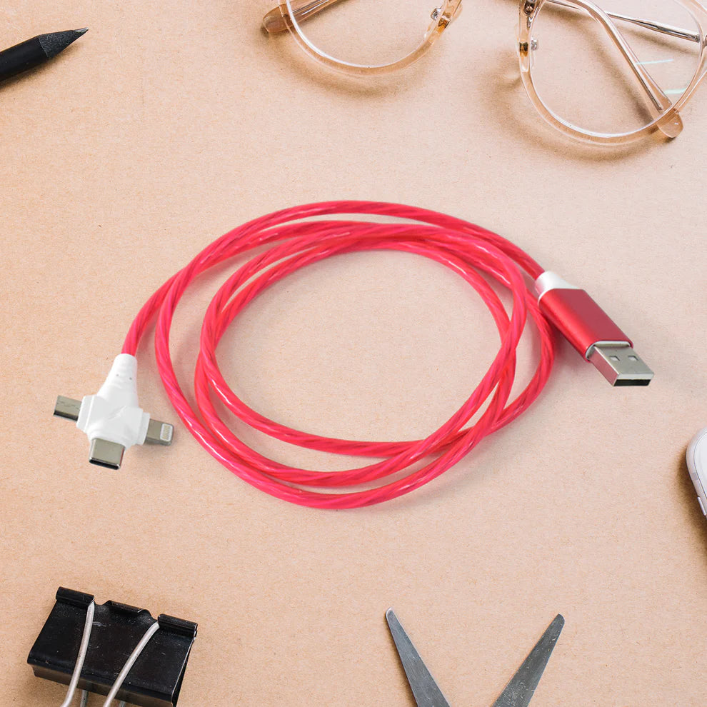 3 in 1 LED Fast Charging Cable