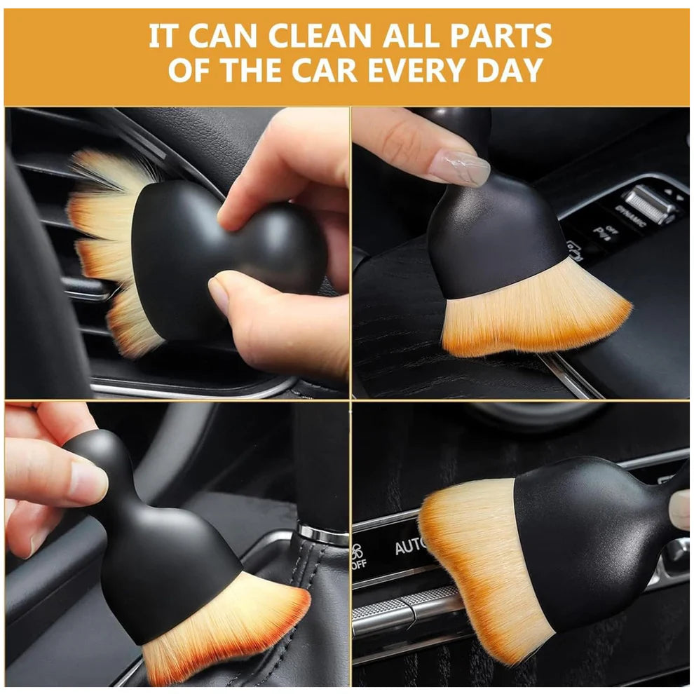Soft-Bristle Car Cleaning Brush