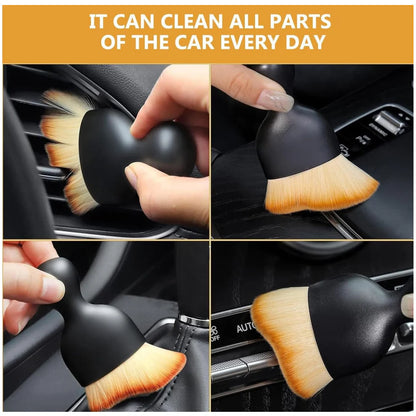 Soft-Bristle Car Cleaning Brush