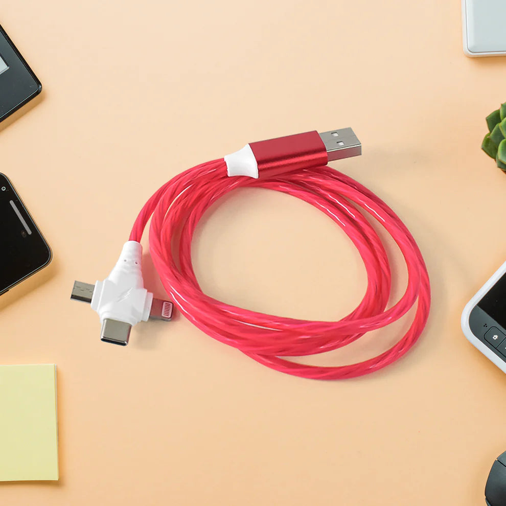 3 in 1 LED Fast Charging Cable