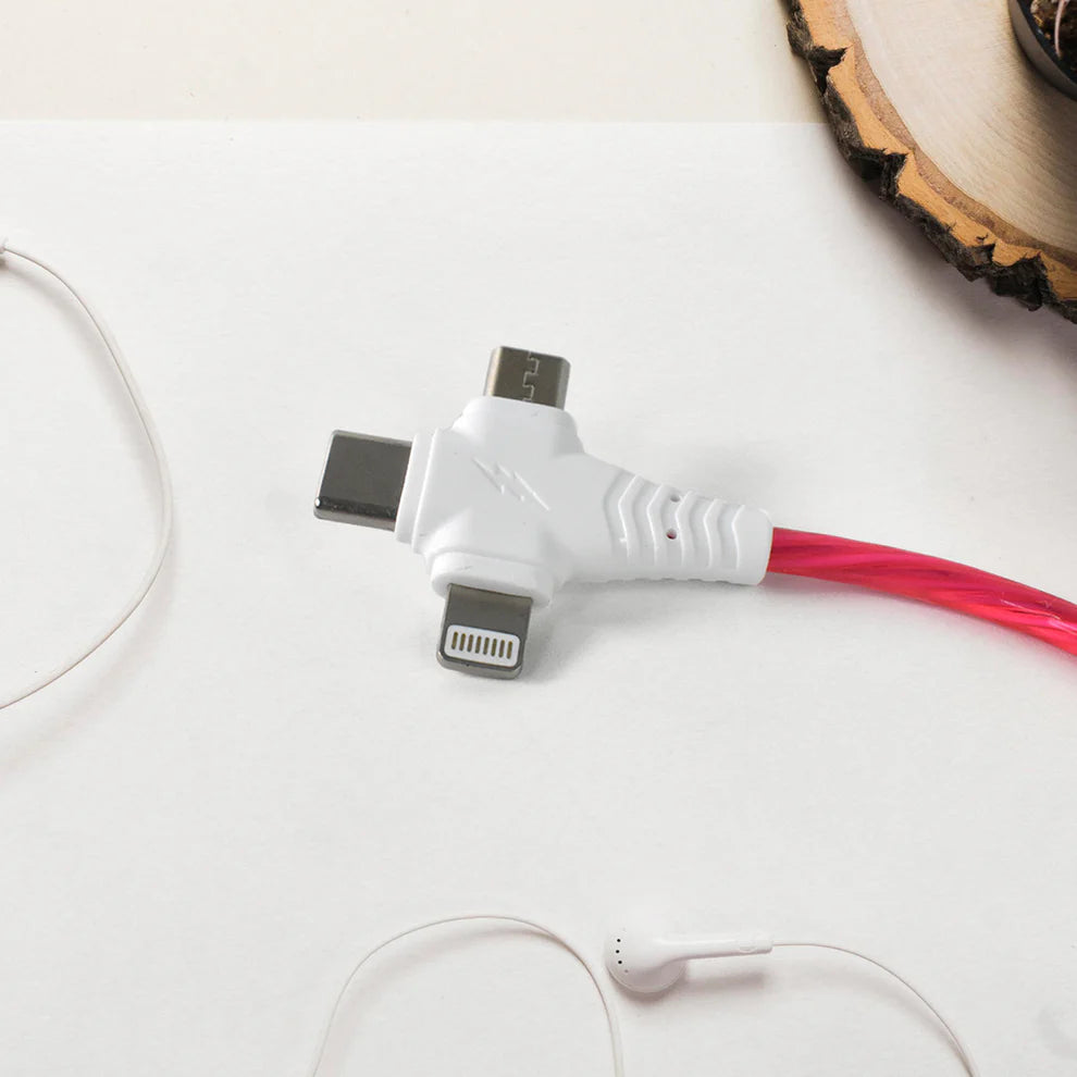 3 in 1 LED Fast Charging Cable